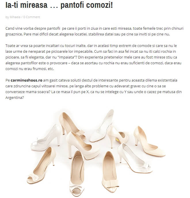 ia-ti mireasa pantofi comozi